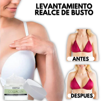 Crema corporal reafirmante de colageno Fivfivgo